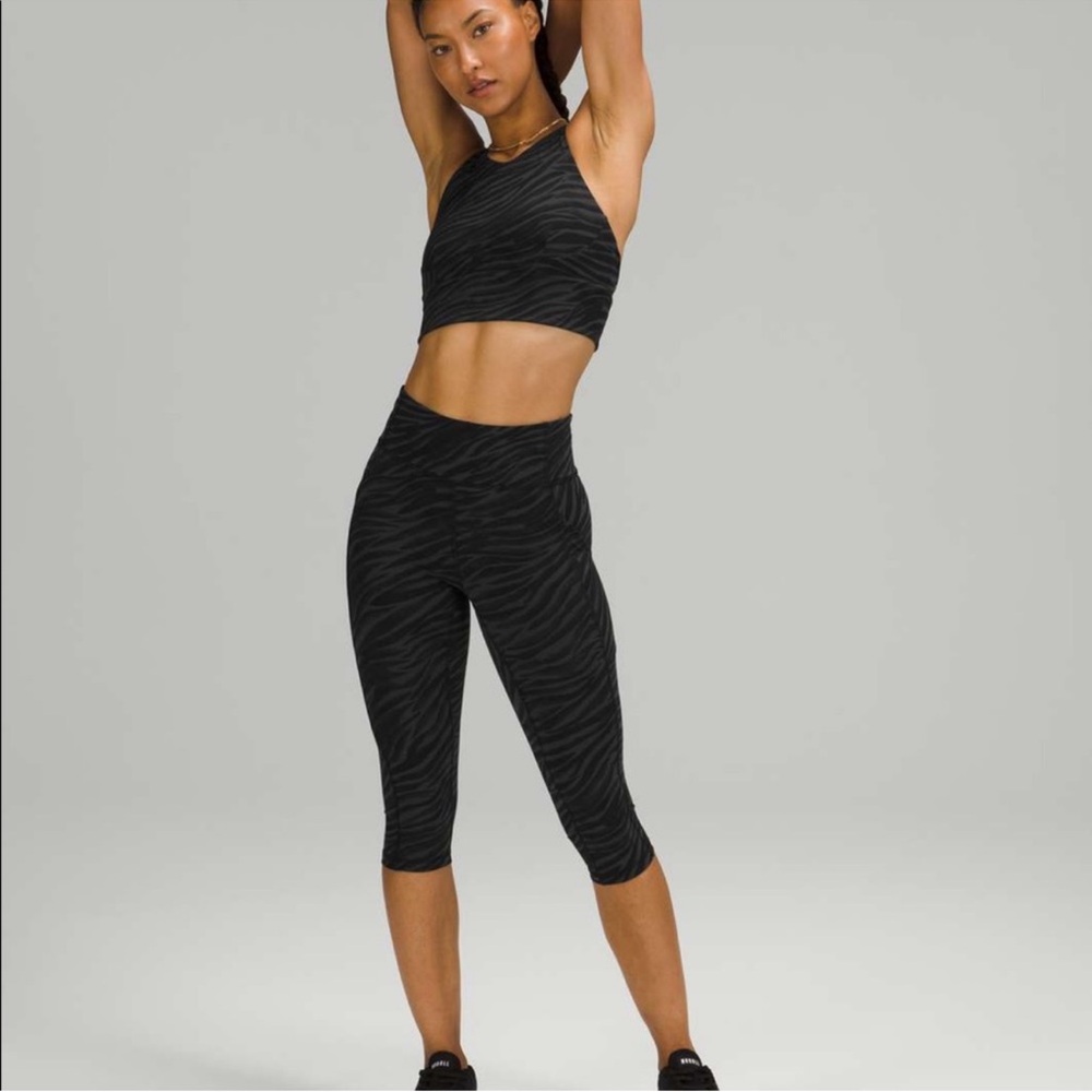 NWOT Lululemon Wunder Train Longline Bra Tiger Size:6 🐅 - Picture 5 of 10